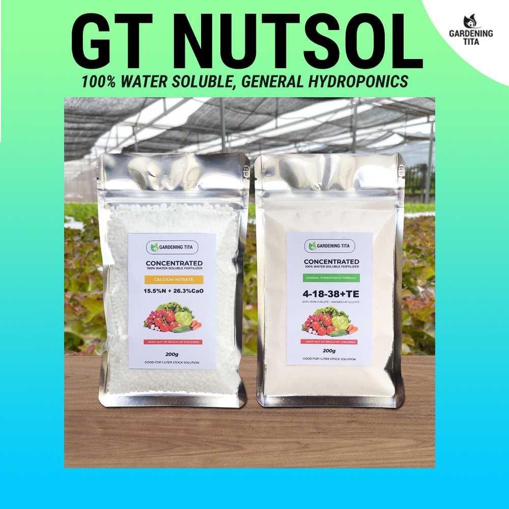 Nutrient Solution for Hydroponics Dry Form, DIY nutsol, NPK 4-18-38 + TE