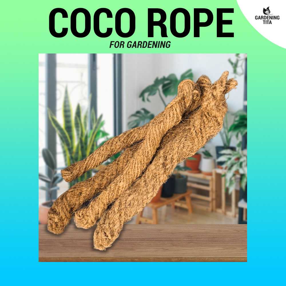 (15 meters) High Quality Durable Coco Rope / Coco Twine - Used for making Coco Pole