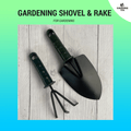 Heavy Duty Shovel and Rake for Gardening