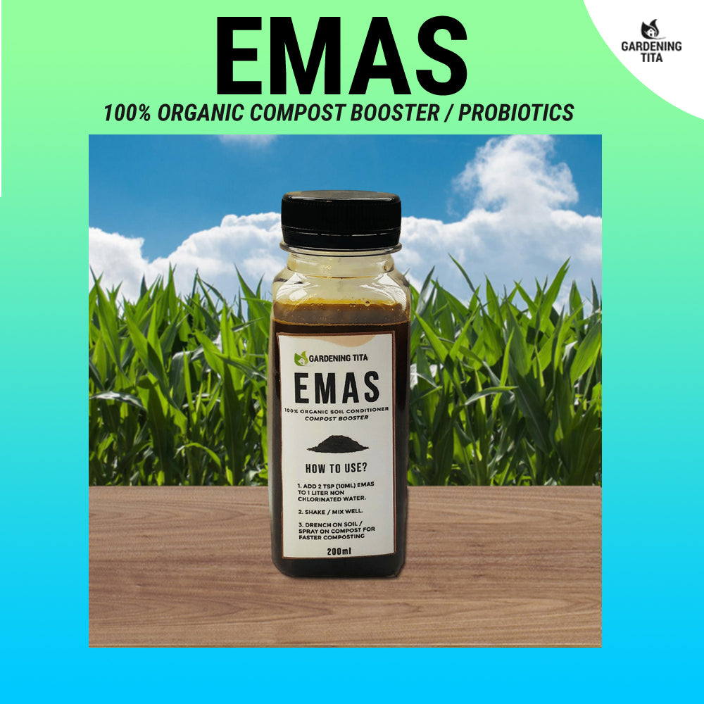 (200 ML) Concentrated EMAS - Effective Microorganisms Activated Solution - Organic Soil Conditioner
