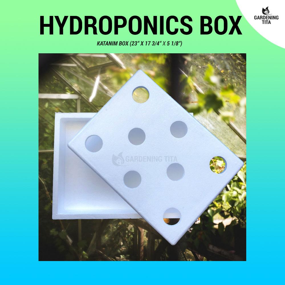 Hydroponic System Grow Box (Katanim Box) - For Hydroponics (23" x 17 3/4" x 5 1/8")