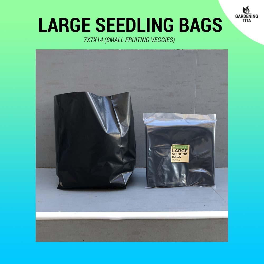 Seedling Bags Large (7X7X14) - for vegetables - 10 pcs
