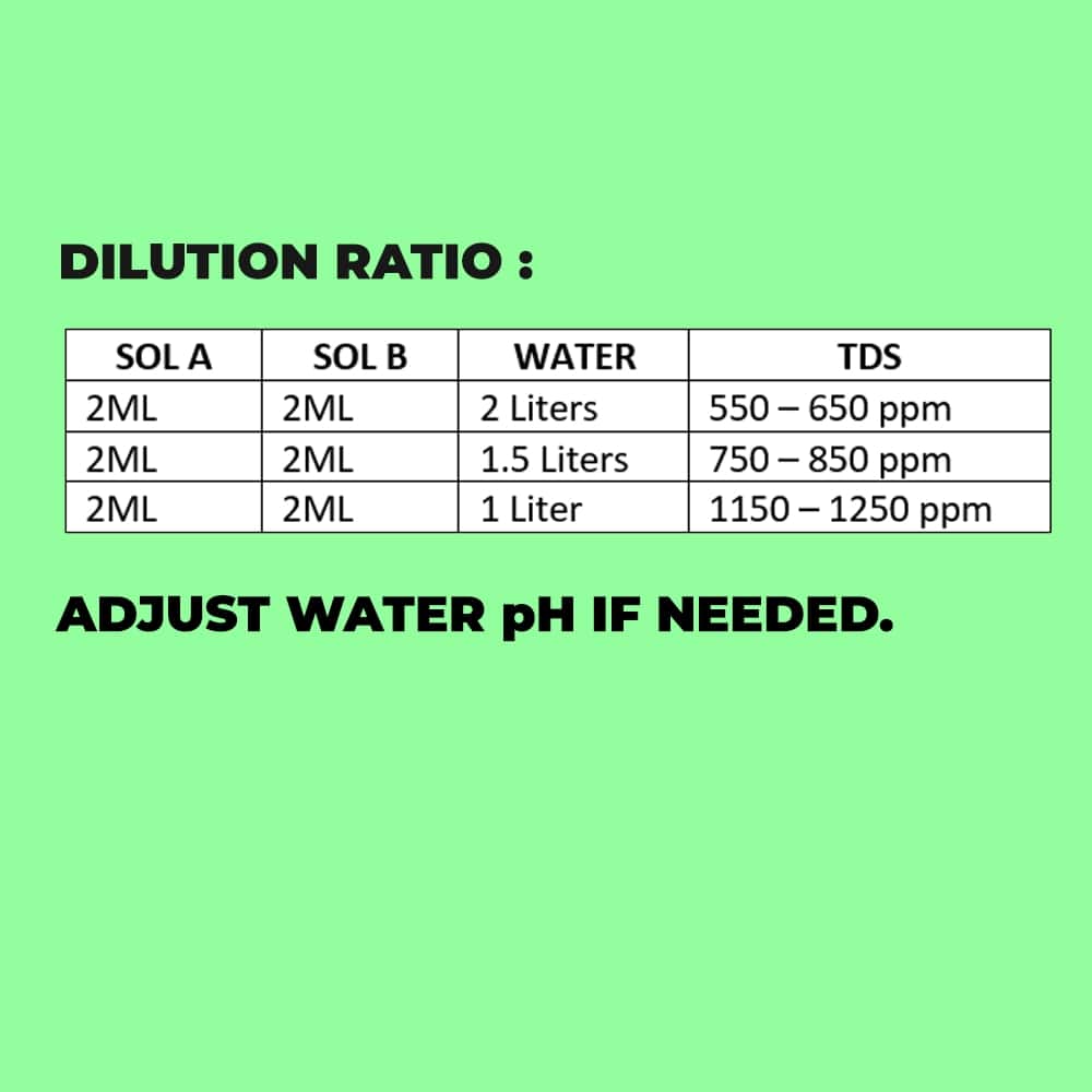 Lettuce Nutsol /  Nutrients Solution for Hydroponics &amp; Potted Plants - NutriHydro
