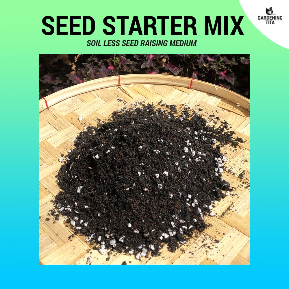 (1L) Gardening Tita Seed Starting Mix / Seed Germination Mix / Soil less Raising Mix