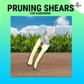 Pruning Shears Cutter Plant Scissor Branch Pruner Hand Tool Pruning Shears Flower Fruit Tree Garden Shears